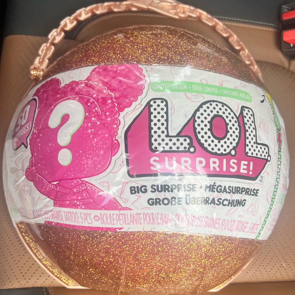 LOL SURPRISE BIG SURPRISE - GOLD BALL - Limited Edition - 50 Surprises - NEW